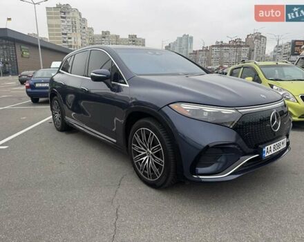 Синий Мерседес EQS SUV, объемом двигателя 0 л и пробегом 19 тыс. км за 71000 $, фото 4 на Automoto.ua