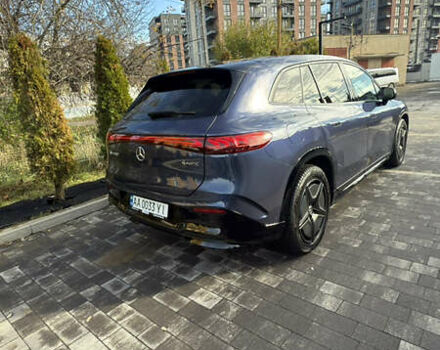 Синий Мерседес EQS SUV, объемом двигателя 0 л и пробегом 24 тыс. км за 95000 $, фото 4 на Automoto.ua