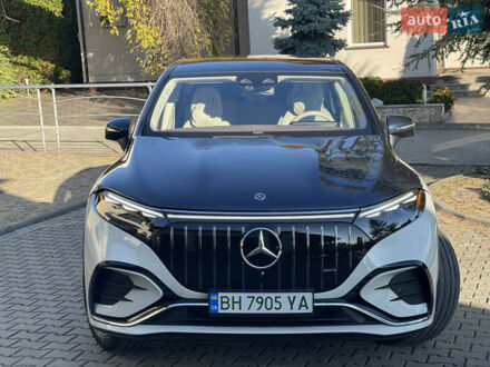Синий Мерседес EQS SUV, объемом двигателя 0 л и пробегом 31 тыс. км за 67000 $, фото 1 на Automoto.ua