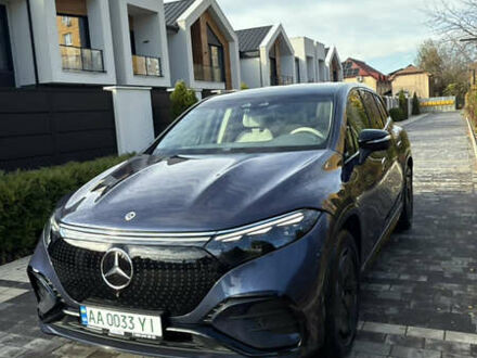 Синий Мерседес EQS SUV, объемом двигателя 0 л и пробегом 24 тыс. км за 95000 $, фото 1 на Automoto.ua