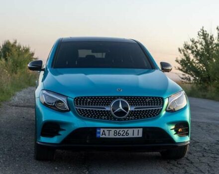 Белый Мерседес GLC-Class Coupe, объемом двигателя 3 л и пробегом 80 тыс. км за 43500 $, фото 1 на Automoto.ua