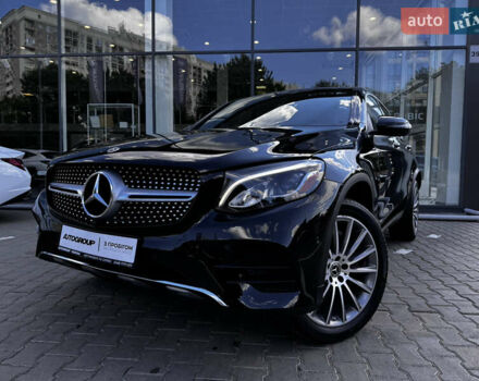 Черный Мерседес GLC-Class Coupe, объемом двигателя 2 л и пробегом 97 тыс. км за 38300 $, фото 1 на Automoto.ua