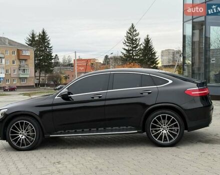 Черный Мерседес GLC-Class Coupe, объемом двигателя 2.2 л и пробегом 124 тыс. км за 38500 $, фото 3 на Automoto.ua