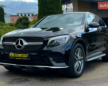 Черный Мерседес GLC-Class Coupe, объемом двигателя 2.2 л и пробегом 131 тыс. км за 39500 $, фото 2 на Automoto.ua