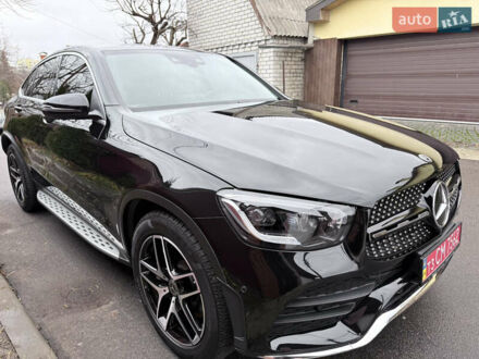 Черный Мерседес GLC-Class Coupe, объемом двигателя 2.14 л и пробегом 89 тыс. км за 36900 $, фото 1 на Automoto.ua