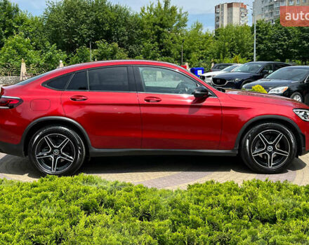 Червоний Мерседес GLC-Class Coupe, об'ємом двигуна 2 л та пробігом 77 тис. км за 65990 $, фото 7 на Automoto.ua