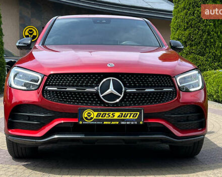 Червоний Мерседес GLC-Class Coupe, об'ємом двигуна 2 л та пробігом 77 тис. км за 65990 $, фото 1 на Automoto.ua