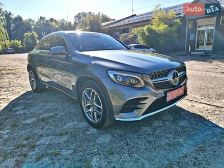 Серый Мерседес GLC-Class Coupe, объемом двигателя 2.99 л и пробегом 125 тыс. км за 44500 $, фото 1 на Automoto.ua