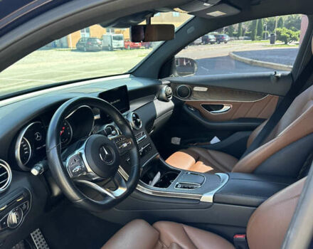 Синий Мерседес GLC-Class Coupe, объемом двигателя 1.99 л и пробегом 103 тыс. км за 49900 $, фото 7 на Automoto.ua