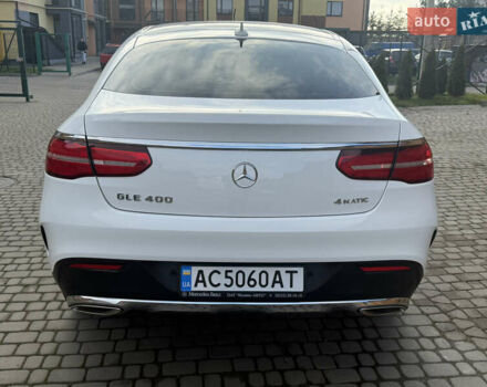 Белый Мерседес GLE-Class Coupe, объемом двигателя 3 л и пробегом 71 тыс. км за 40999 $, фото 5 на Automoto.ua