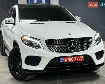 Белый Мерседес GLE-Class Coupe, объемом двигателя 2.99 л и пробегом 154 тыс. км за 42500 $, фото 2 на Automoto.ua