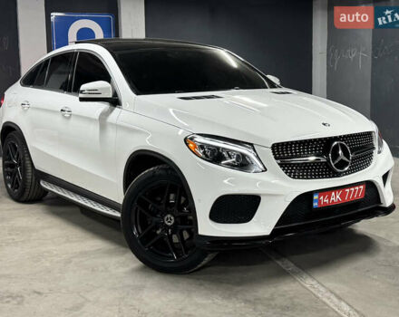 Белый Мерседес GLE-Class Coupe, объемом двигателя 2.99 л и пробегом 154 тыс. км за 42500 $, фото 1 на Automoto.ua
