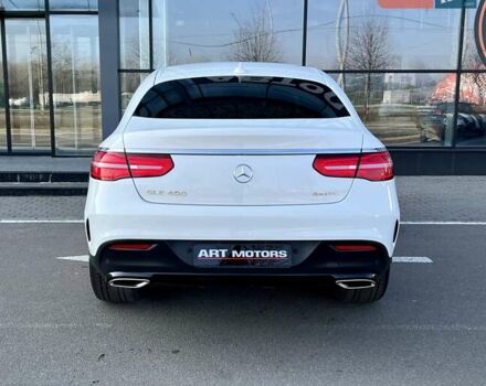 Белый Мерседес GLE-Class Coupe, объемом двигателя 3 л и пробегом 35 тыс. км за 51000 $, фото 5 на Automoto.ua
