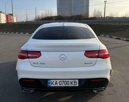 Белый Мерседес GLE-Class Coupe, объемом двигателя 3 л и пробегом 58 тыс. км за 47500 $, фото 3 на Automoto.ua