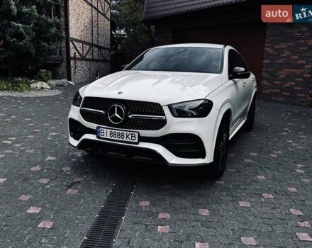 Белый Мерседес GLE-Class Coupe, объемом двигателя 1.95 л и пробегом 29 тыс. км за 90500 $, фото 1 на Automoto.ua