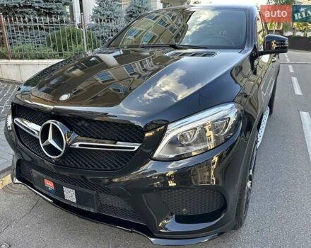 Черный Мерседес GLE-Class Coupe, объемом двигателя 3 л и пробегом 47 тыс. км за 45900 $, фото 2 на Automoto.ua