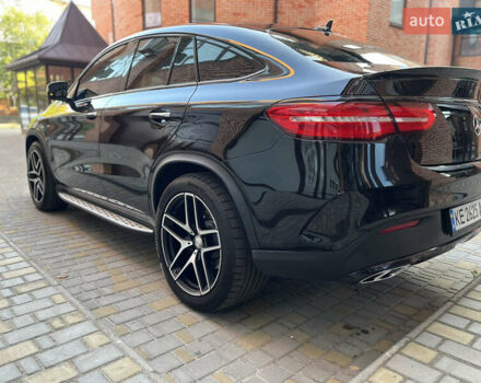 Черный Мерседес GLE-Class Coupe, объемом двигателя 3 л и пробегом 139 тыс. км за 41000 $, фото 3 на Automoto.ua