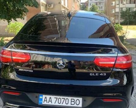 Черный Мерседес GLE-Class Coupe, объемом двигателя 3 л и пробегом 74 тыс. км за 46500 $, фото 6 на Automoto.ua