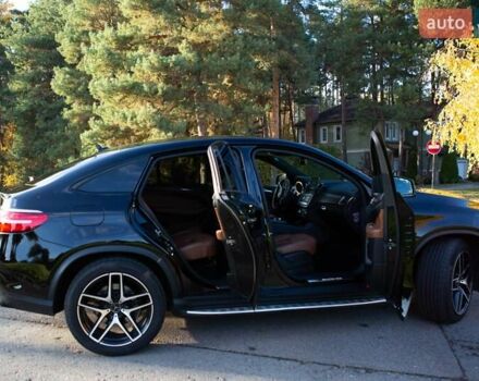 Черный Мерседес GLE-Class Coupe, объемом двигателя 3 л и пробегом 137 тыс. км за 47777 $, фото 18 на Automoto.ua