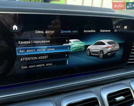 Чорний Мерседес GLE-Class Coupe, об'ємом двигуна 2.93 л та пробігом 90 тис. км за 68800 $, фото 36 на Automoto.ua