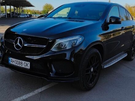 Черный Мерседес GLE-Class Coupe, объемом двигателя 3 л и пробегом 242 тыс. км за 34200 $, фото 1 на Automoto.ua