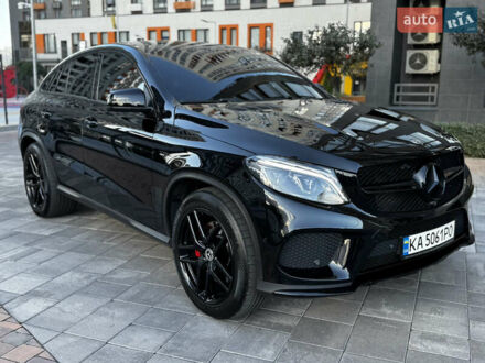 Черный Мерседес GLE-Class Coupe, объемом двигателя 3 л и пробегом 237 тыс. км за 45900 $, фото 1 на Automoto.ua