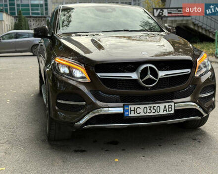 Коричневый Мерседес GLE-Class Coupe, объемом двигателя 2.99 л и пробегом 213 тыс. км за 36900 $, фото 3 на Automoto.ua