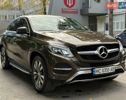 Коричневый Мерседес GLE-Class Coupe, объемом двигателя 2.99 л и пробегом 213 тыс. км за 36900 $, фото 16 на Automoto.ua