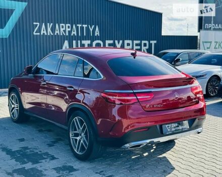 Красный Мерседес GLE-Class Coupe, объемом двигателя 2.99 л и пробегом 168 тыс. км за 38500 $, фото 51 на Automoto.ua