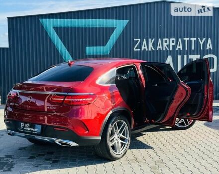 Красный Мерседес GLE-Class Coupe, объемом двигателя 2.99 л и пробегом 168 тыс. км за 41500 $, фото 58 на Automoto.ua