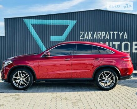 Красный Мерседес GLE-Class Coupe, объемом двигателя 2.99 л и пробегом 168 тыс. км за 41500 $, фото 6 на Automoto.ua