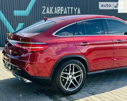Красный Мерседес GLE-Class Coupe, объемом двигателя 2.99 л и пробегом 168 тыс. км за 41500 $, фото 59 на Automoto.ua