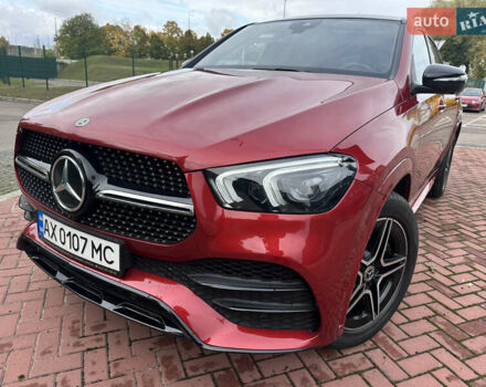 Червоний Мерседес GLE-Class Coupe, об'ємом двигуна 3 л та пробігом 48 тис. км за 76200 $, фото 1 на Automoto.ua