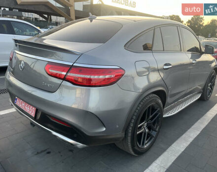 Серый Мерседес GLE-Class Coupe, объемом двигателя 3 л и пробегом 177 тыс. км за 39500 $, фото 8 на Automoto.ua