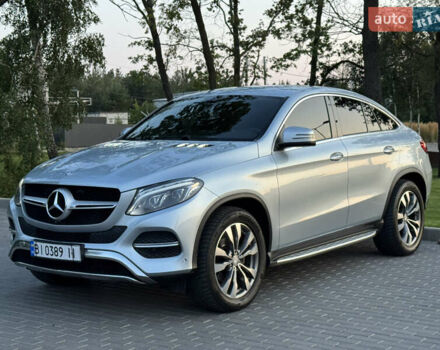 Серый Мерседес GLE-Class Coupe, объемом двигателя 2.99 л и пробегом 140 тыс. км за 39500 $, фото 9 на Automoto.ua