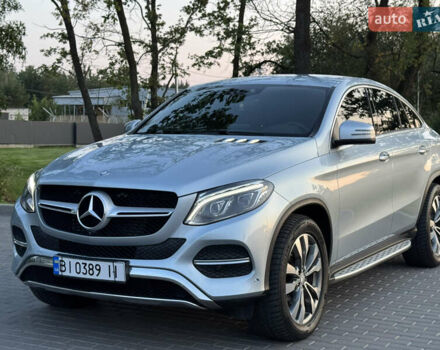 Серый Мерседес GLE-Class Coupe, объемом двигателя 2.99 л и пробегом 140 тыс. км за 39500 $, фото 3 на Automoto.ua