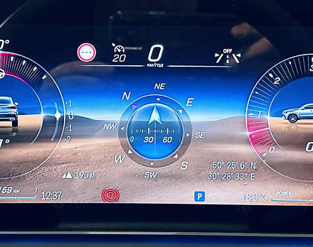 Серый Мерседес GLE-Class Coupe, объемом двигателя 3 л и пробегом 5 тыс. км за 127000 $, фото 38 на Automoto.ua