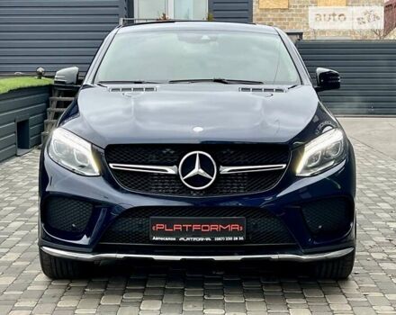 Синий Мерседес GLE-Class Coupe, объемом двигателя 2.99 л и пробегом 118 тыс. км за 48900 $, фото 2 на Automoto.ua