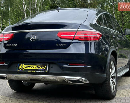 Синий Мерседес GLE-Class Coupe, объемом двигателя 3 л и пробегом 206 тыс. км за 34900 $, фото 6 на Automoto.ua