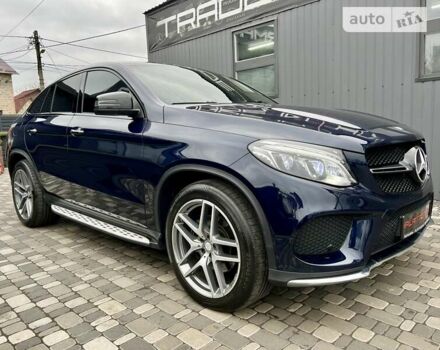 Синий Мерседес GLE-Class Coupe, объемом двигателя 2.99 л и пробегом 118 тыс. км за 48900 $, фото 13 на Automoto.ua