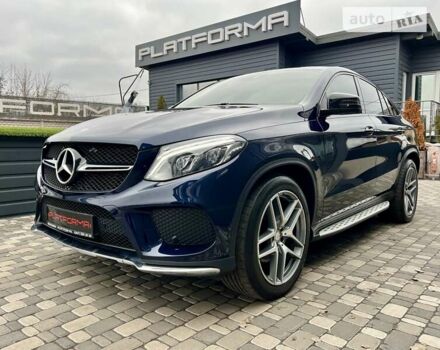 Синий Мерседес GLE-Class Coupe, объемом двигателя 2.99 л и пробегом 118 тыс. км за 48900 $, фото 3 на Automoto.ua