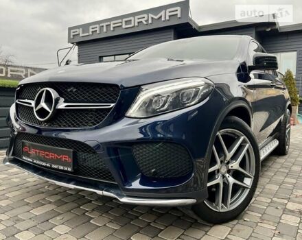 Синий Мерседес GLE-Class Coupe, объемом двигателя 2.99 л и пробегом 118 тыс. км за 48900 $, фото 5 на Automoto.ua