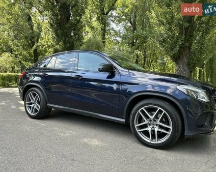 Синий Мерседес GLE-Class Coupe, объемом двигателя 2.99 л и пробегом 211 тыс. км за 40500 $, фото 6 на Automoto.ua