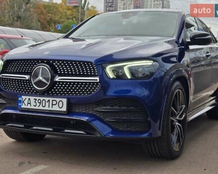Синий Мерседес GLE-Class Coupe, объемом двигателя 2.93 л и пробегом 62 тыс. км за 77000 $, фото 2 на Automoto.ua