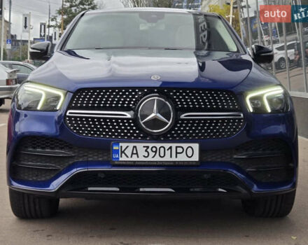 Синий Мерседес GLE-Class Coupe, объемом двигателя 2.93 л и пробегом 62 тыс. км за 77000 $, фото 4 на Automoto.ua