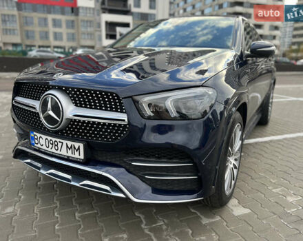 Синій Мерседес GLE-Class Coupe, об'ємом двигуна 2.93 л та пробігом 38 тис. км за 75000 $, фото 1 на Automoto.ua