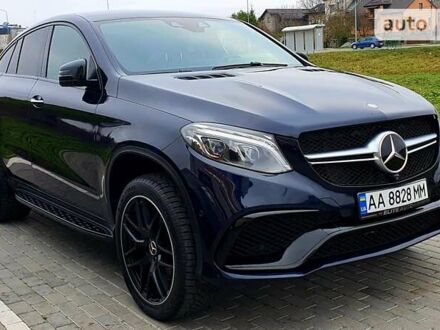 Синий Мерседес GLE-Class Coupe, объемом двигателя 3 л и пробегом 176 тыс. км за 39900 $, фото 1 на Automoto.ua