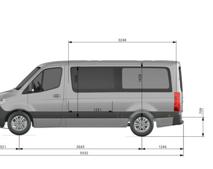 купити нове авто Мерседес Sprinter пас 2024 року від офіційного дилера Галичина-Авто Мерседес фото