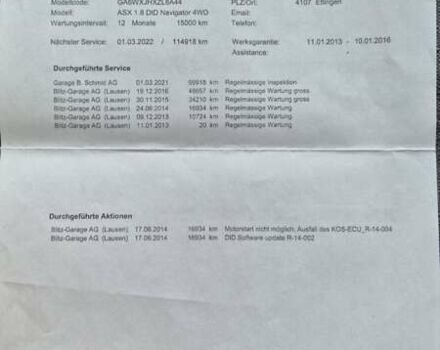Белый Мицубиси АСХ, объемом двигателя 1.8 л и пробегом 158 тыс. км за 13500 $, фото 14 на Automoto.ua