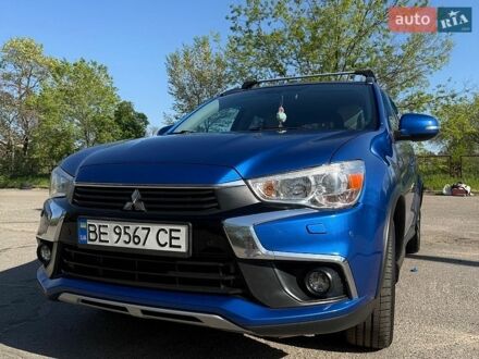 Синий Мицубиси АСХ, объемом двигателя 2 л и пробегом 178 тыс. км за 15000 $, фото 1 на Automoto.ua